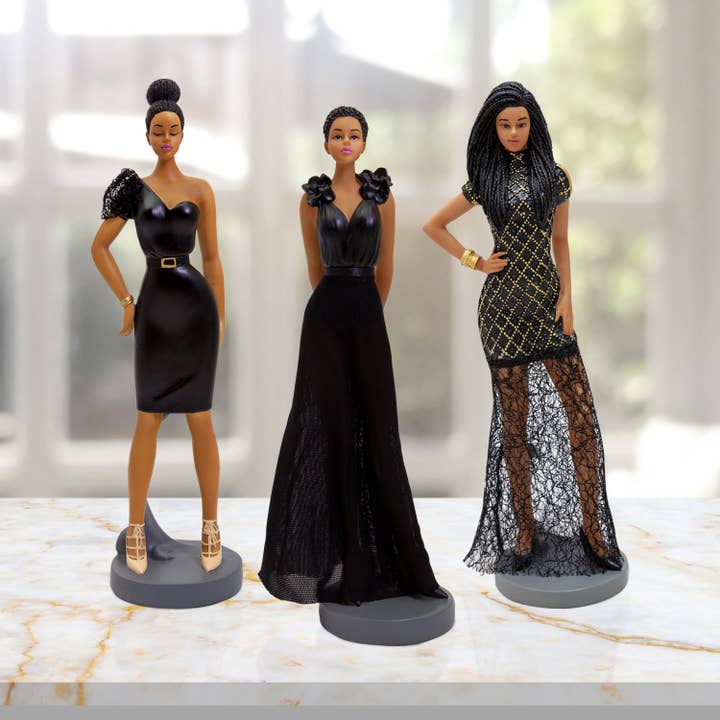 African American Expressions - Wholesale Decorative Figurine - Sister Friends Figurine - "Chic"