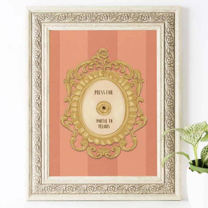 ACOTAR Portal to Velaris Print 8x10" Bookish Wall Art for wholesale by Well Read Babes