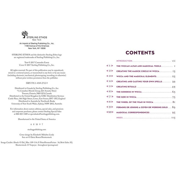 Union Square & Co. - Wholesale Book - Adult - A Little Bit of Wicca by Cassandra Eason