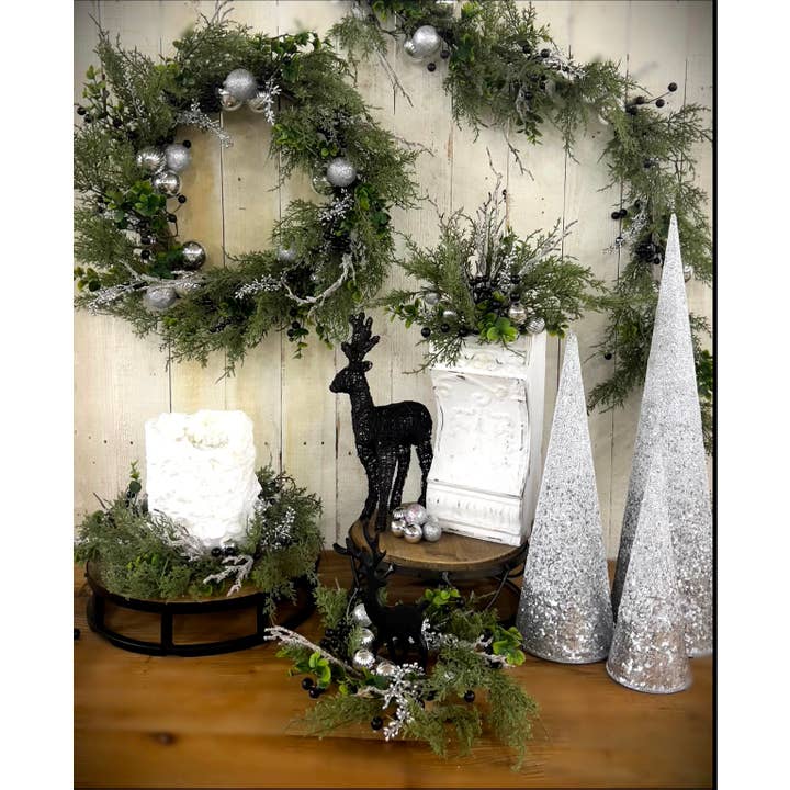 Wholesale Home Decor - Wholesale Bunting/Garland - Winterberry Dazzle 4ft Garland