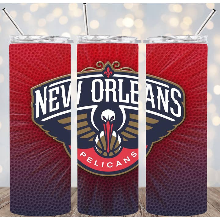 Copo Térmico de Aço Inoxidável 20oz NBA - New Orleans Pelicans por atacado de Your Custom Sports