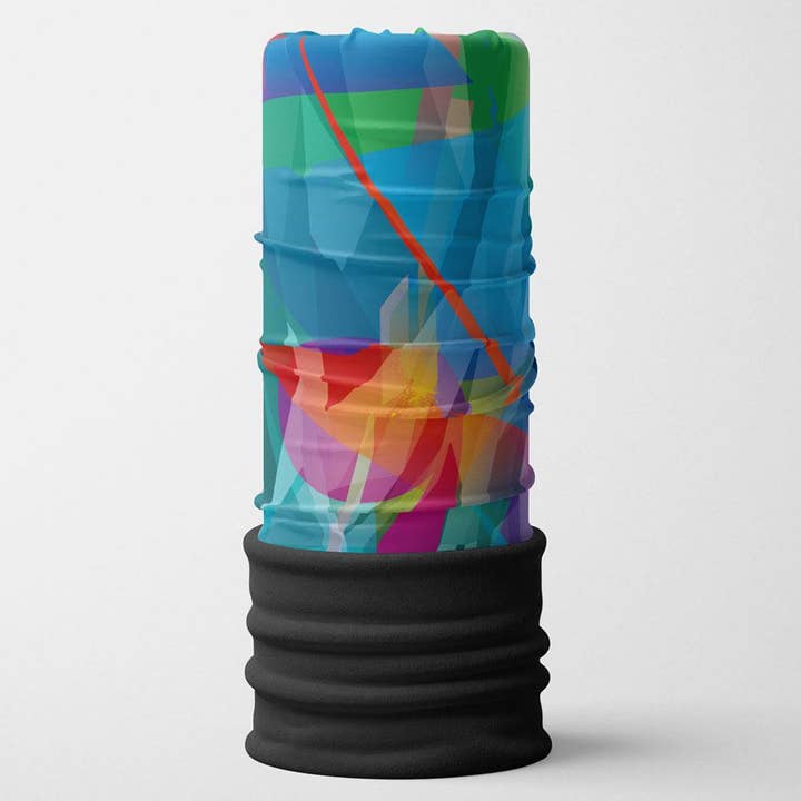 Tube/cache-cou multifonctionnel POLAR Fast Triangle pour la vente par Lalita's Art Shop