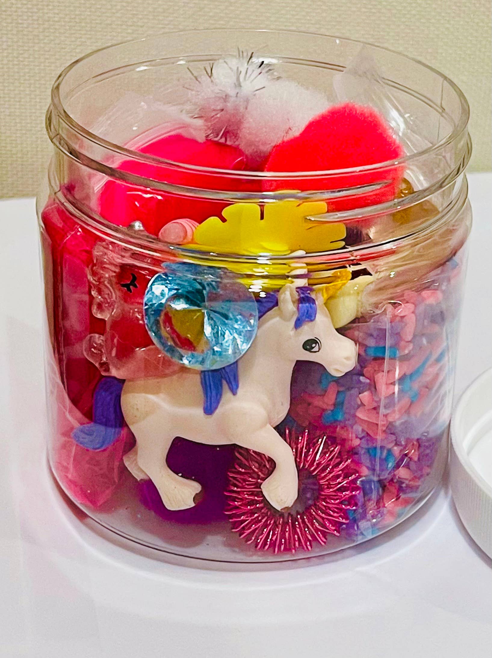 Sweetest Fidgets - Wholesale Putty/slime – Child - Unicorn combo dough/colorful rice sensory play jar3