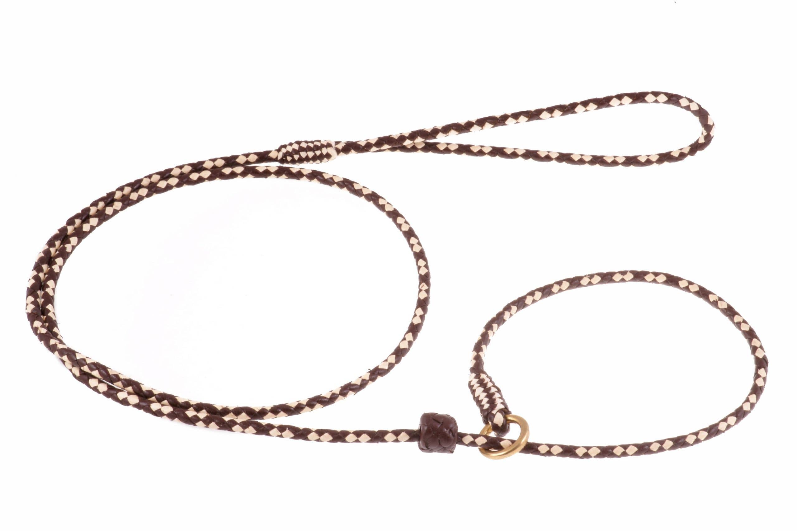 Alvalley - Wholesale Pet Leash - Dog - Braided Leather Slip Lead with Stopper8