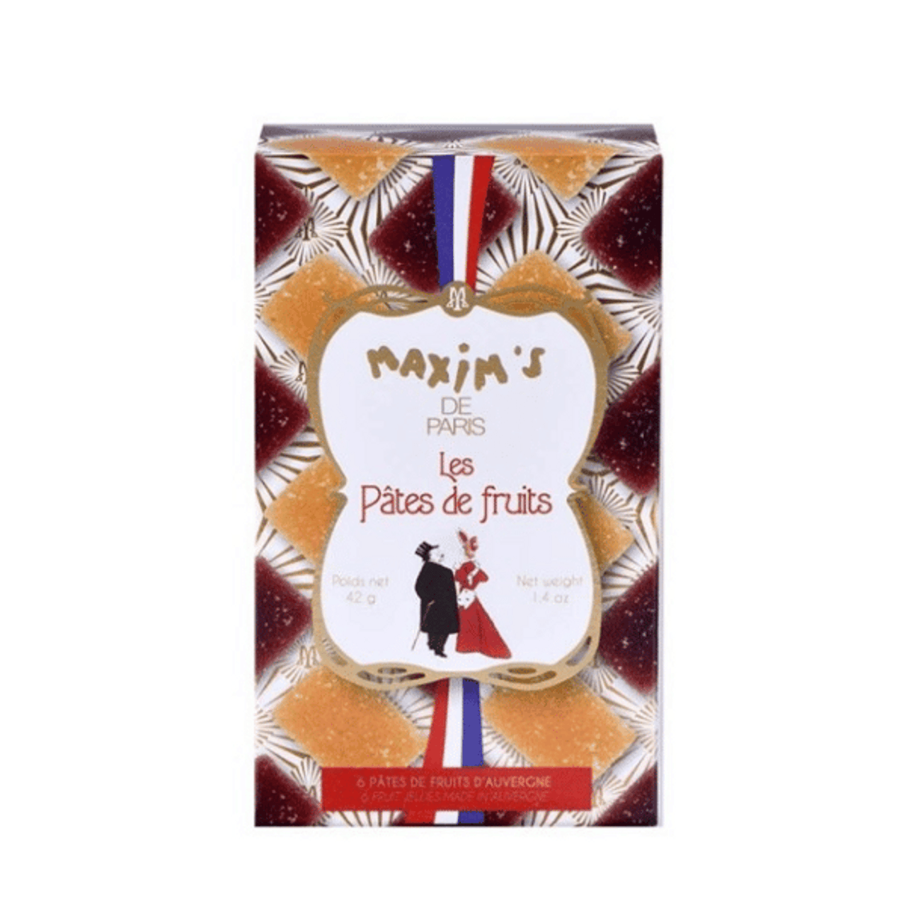 The French Farm - Wholesale Fruit Snacks - Maxim's de Paris Fruit Jellies Cardbox0