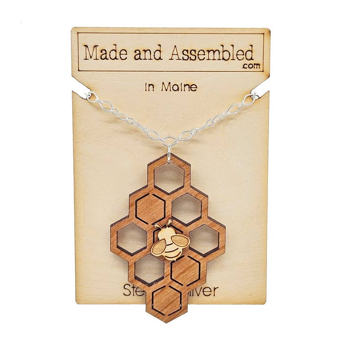 Wildwood Collection - Honeycomb Necklace for wholesale by Made and Assembled