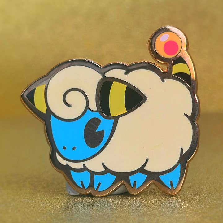 Mareep Pokemon Enamel Pin for wholesale by Bulbalana
