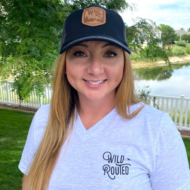 Wild V-Neck Tee for wholesale by Wild Routed