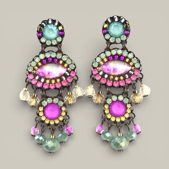 LOREA crystal earrings for wholesale by melizijewelry