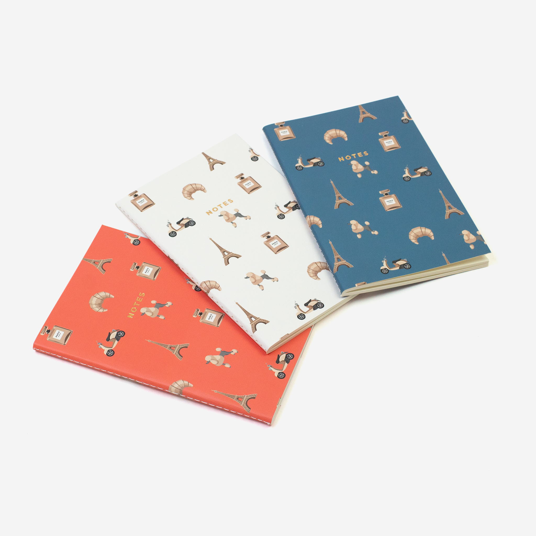 Hadron Epoch Design Studio - Wholesale Notebook - Mini Paris Pattern Notebook1