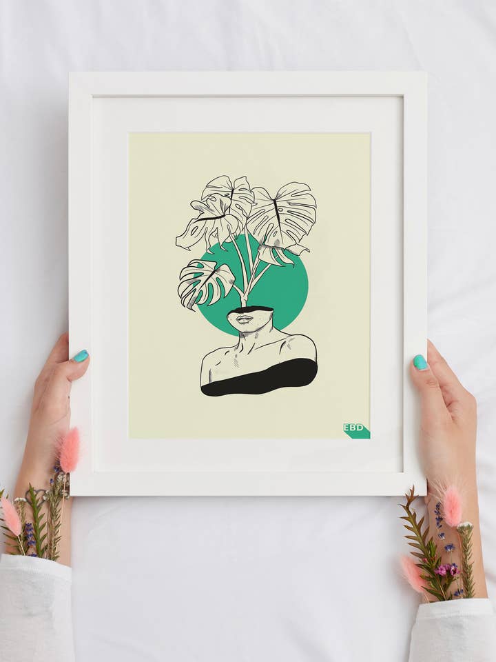"Keep Growing" Art Print for wholesale by Ella Bryden Design