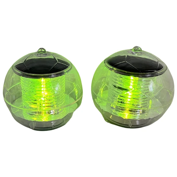 Infinite Basics - Vente Lampe d'extérieur/de jardin - Lot de 2 lampes solaires flottantes à changement de couleur pour piscine, jardin6