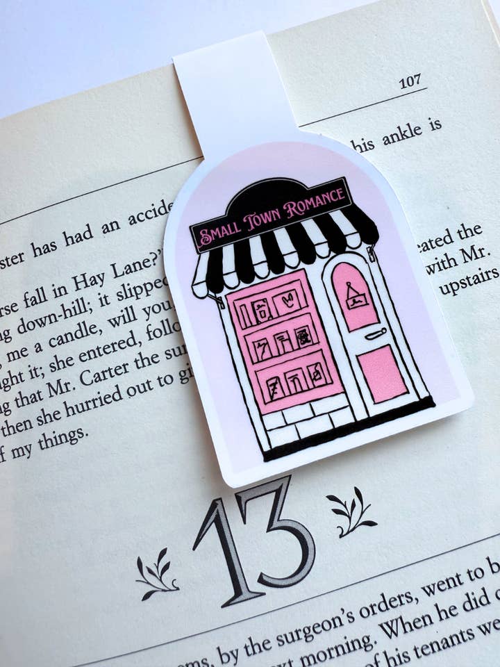 Marque-page magnétique Romance de petite ville pour la vente par Typo Lettering Co