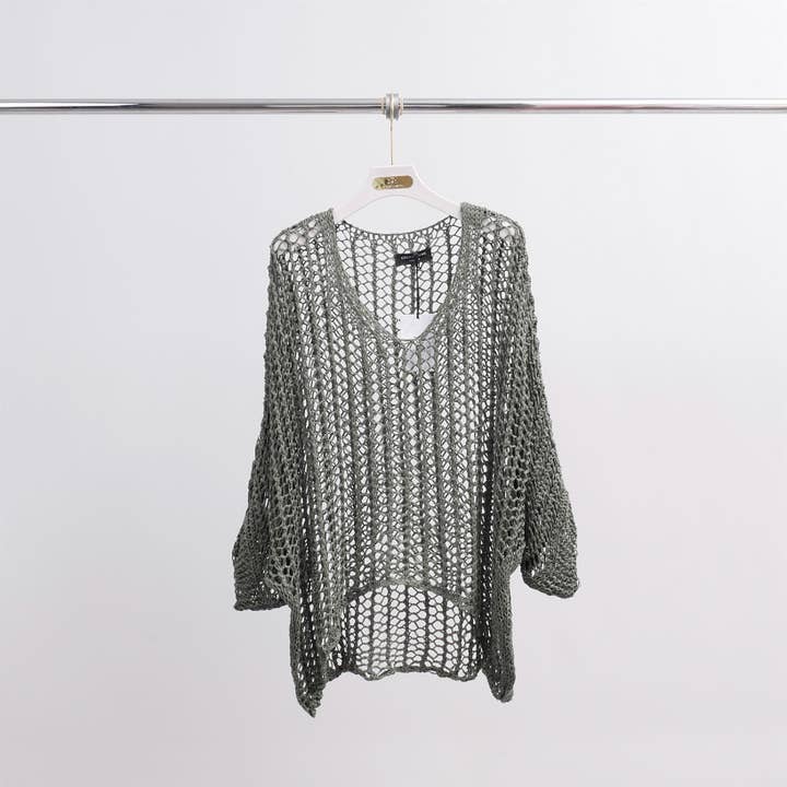 Cecile Wang - Wholesale Knit Sweater - Women's - MT8013-2 crochet knit sweater2