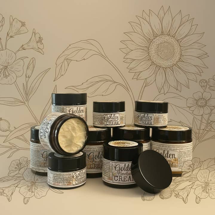 Golden Emollient Cream ~ Nutrient-Rich Moisturizing Cream for Deep Hydration & Skin Comfort for wholesale by Smittys Little Farm