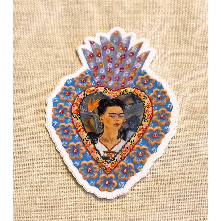 Tesoros Trading Company - Wholesale Sticker - Frida with Monkeys Sticker, USA