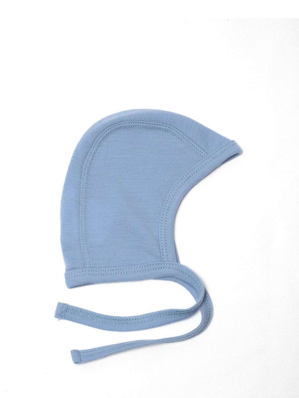 Lille Barn - Wholesale Newborn/Knit Hat - Baby - Baby woolen bow hat – Merino wool - Blue Fog3