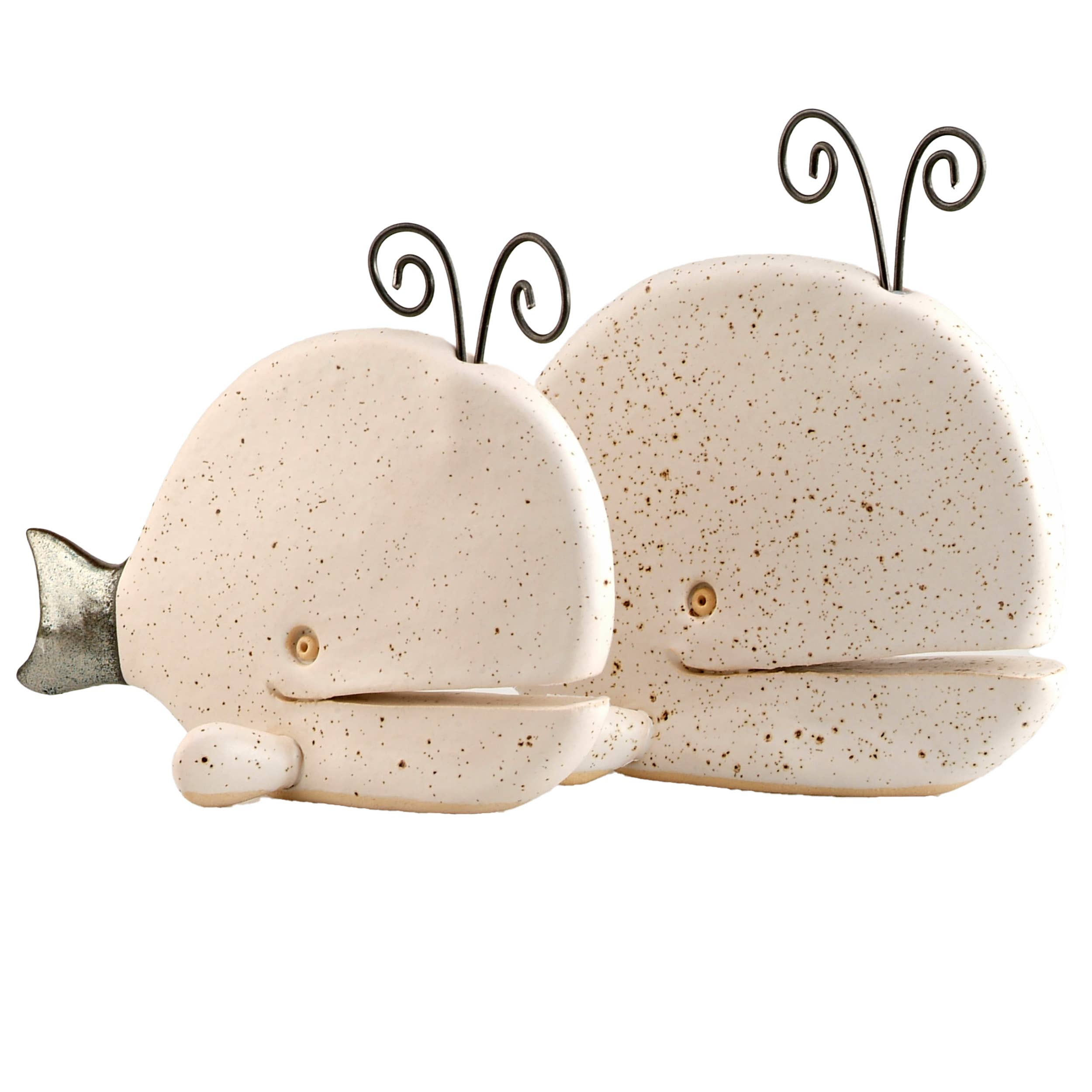 Enigma Supplies - Venta al por mayor Figura decorativa - Figura de cerámica con diseño de ballena con caño14