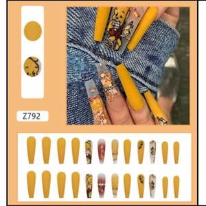on Nails Handmade Custom Thick Acrylic Nails with Rhinestones Artificial  Fingernails - China Custom Press on Nails and Acrylic Nails Wholesale price