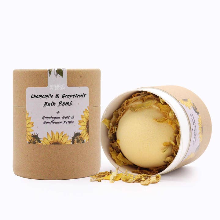 Ancient Wisdom – wholesale Bath bomb/fizz – Sunflower Serenity