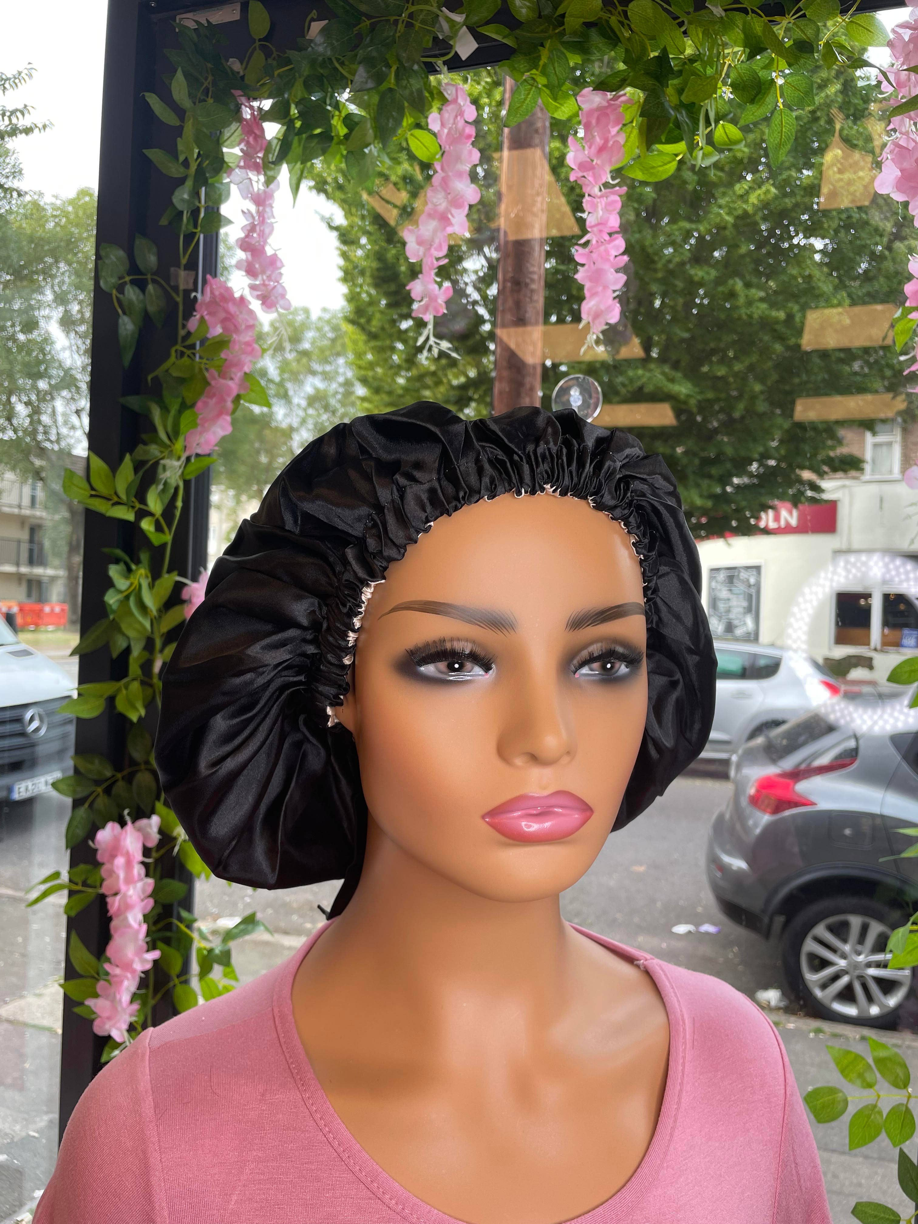 Lux Beauty Essentials Ltd – wholesale Sleep cap / bonnet – women's – Lux Adjustable Strap Hair Bonnet4