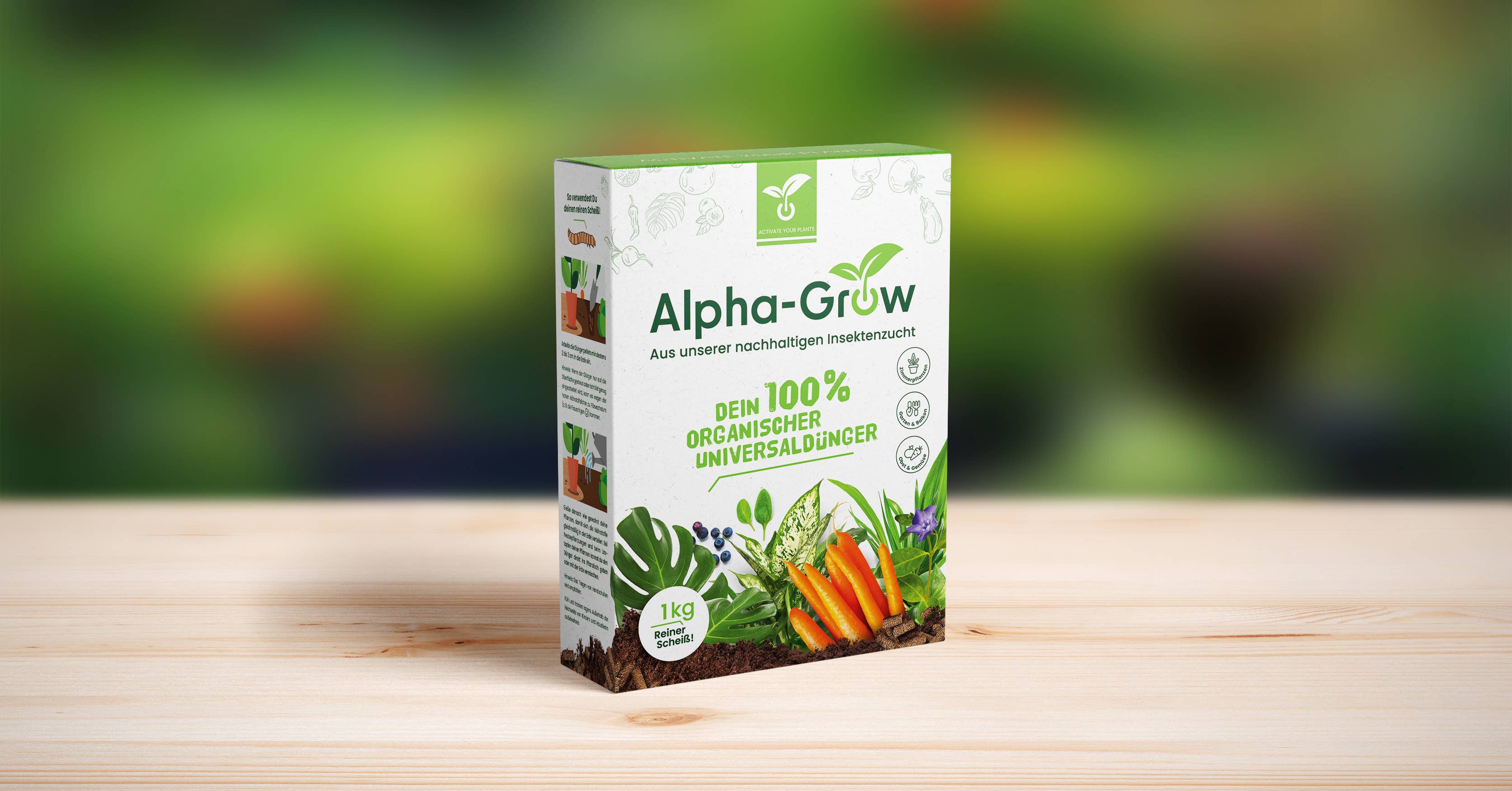 Alpha-Protein GmbH - Wholesale Fertilizer - Alpha-Grow 1 kg | Organic Fertilizer | Universal Fertilizer1