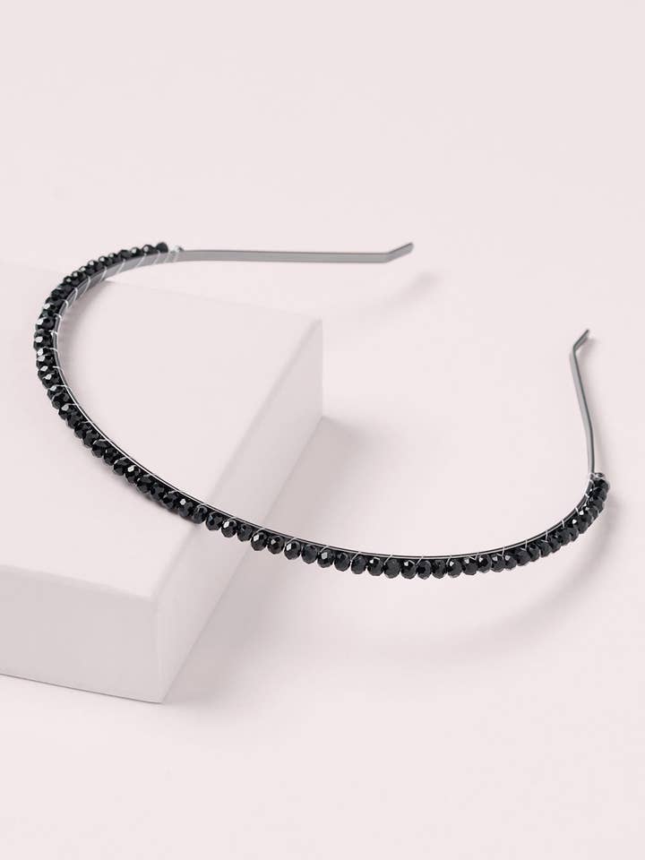 Midnight Star Crystal Chaplet Headband for wholesale by The Hair Edit