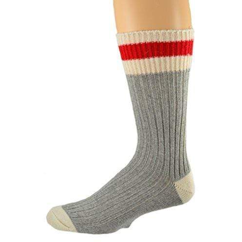 Sierra Socks – wholesale Socks – Men's – Wool Striped Boot Work Men's 3 Pair Pack Socks M64001