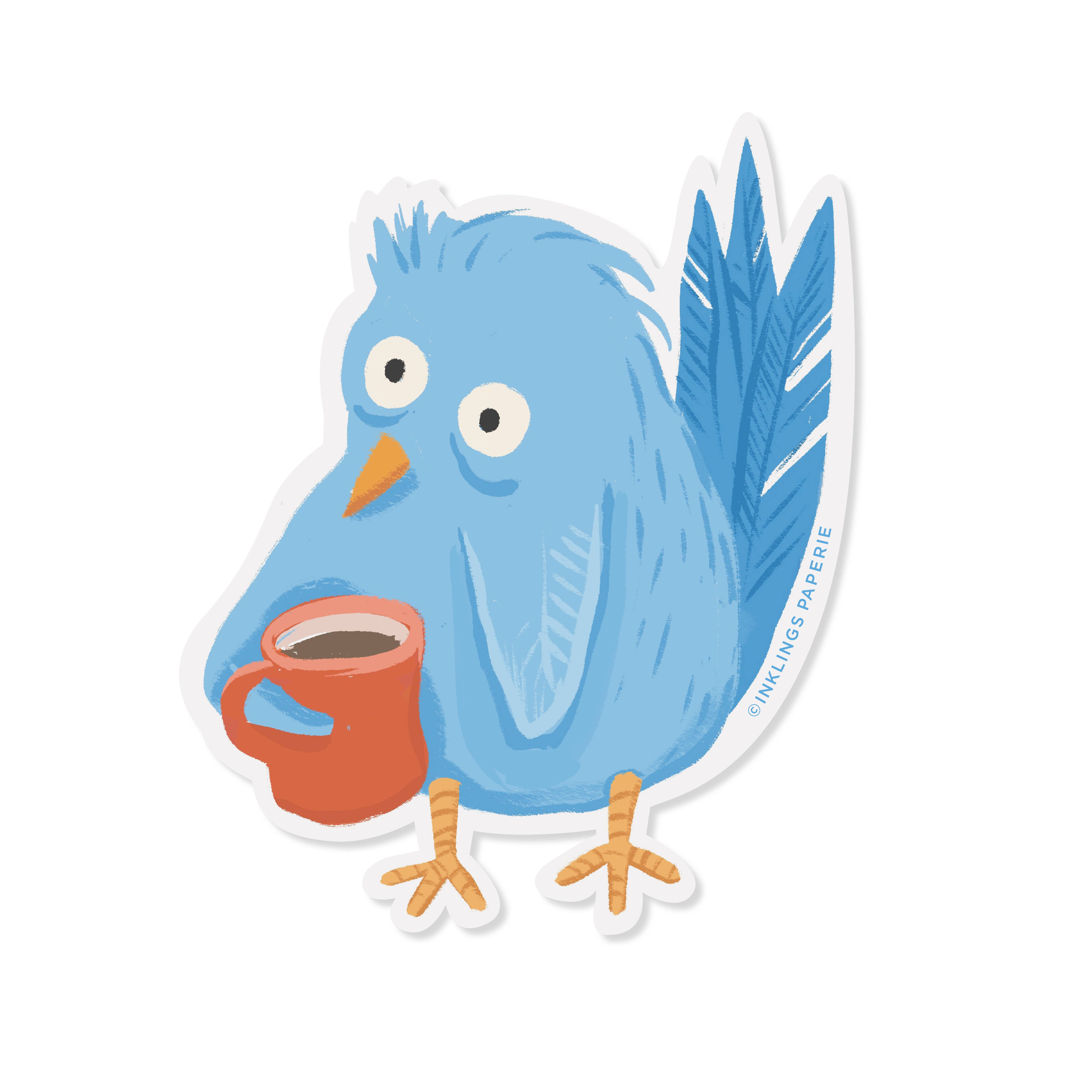 Inklings Paperie – Großhandel Aufkleber – Vinylaufkleber - Tired Bird3