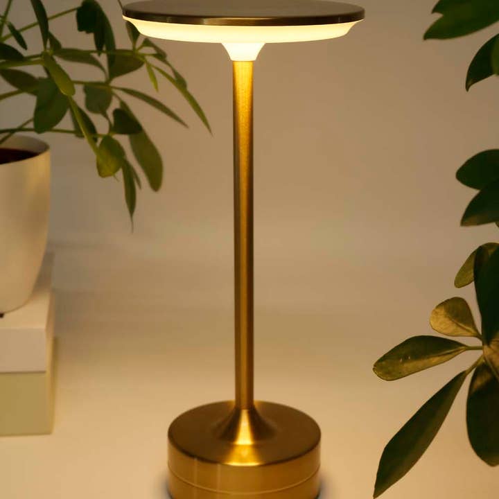 LAX Gadgets - Wholesale Accent/Desk Lamp - LED Table Lamp – Touch Control, Dimmable, Rechargeable