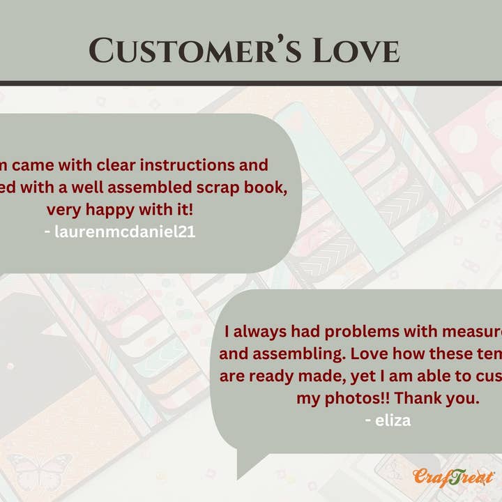 CrafTreat - Wholesale Scrapbook - CrafTreat Handbag GiftBag DIY Scrapbook Templates for Photo Album5