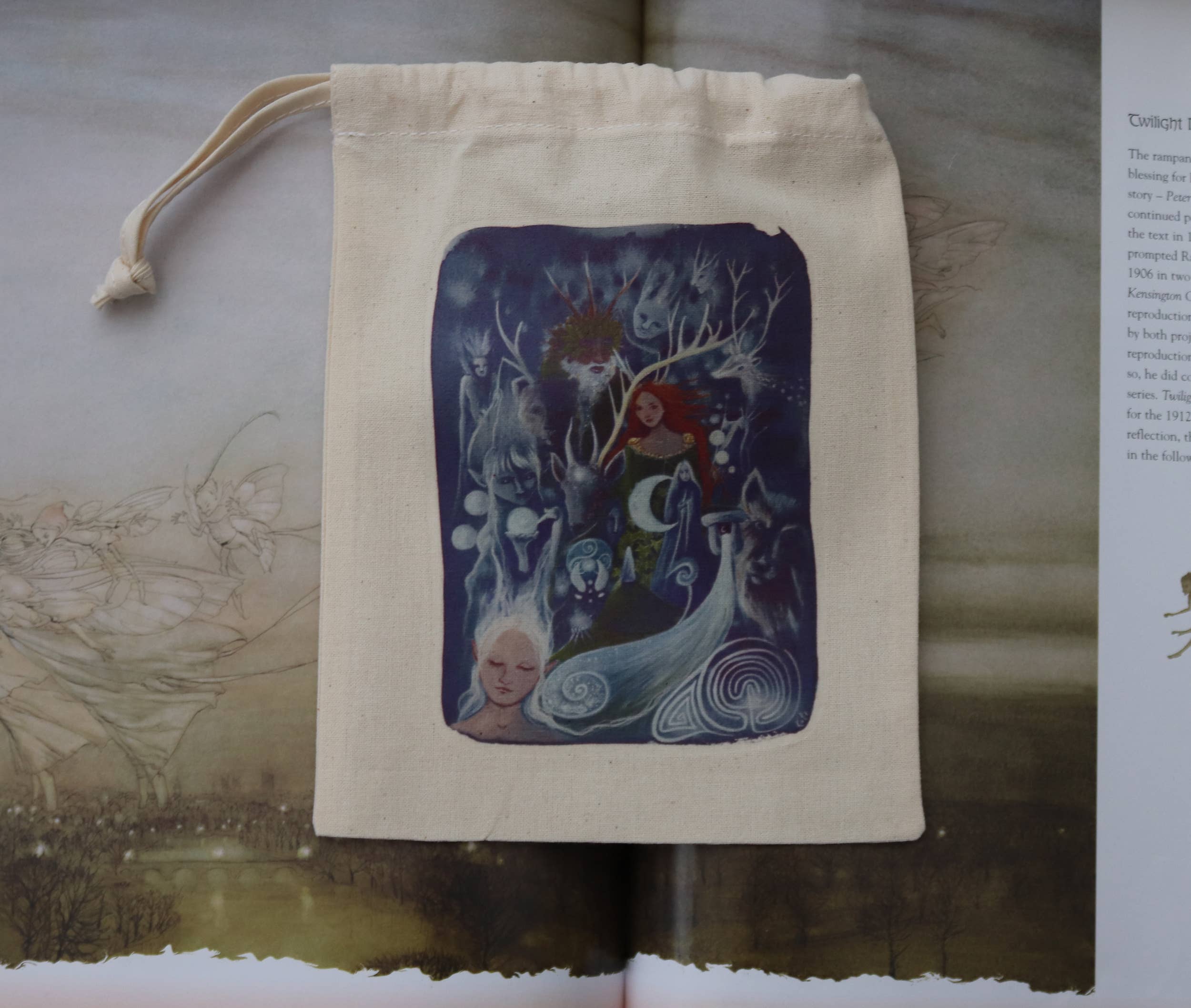 FreeRangeFaeries - Wholesale Pouch - Women's - The Silver Wheel Tarot Pouch2