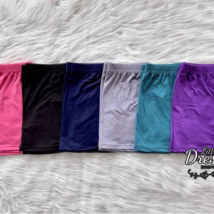 Little dress shoppe - Wholesale Shorts - Kids - Solid Color Dance Shorts4
