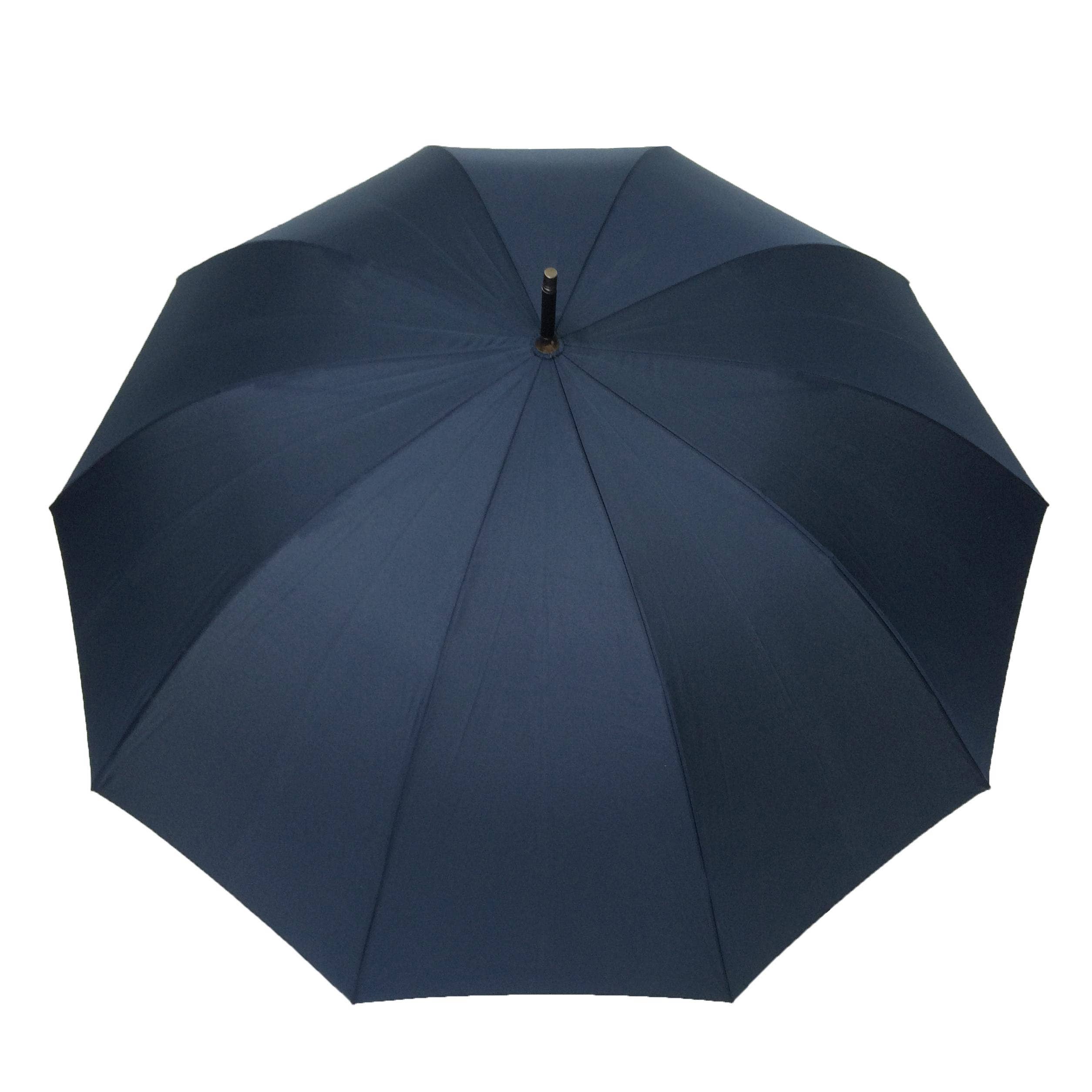 SMATI - Wholesale Umbrella - Men's - Solid Blue Eco-Friendly Men's Walking Umbrella in Recycled PET1