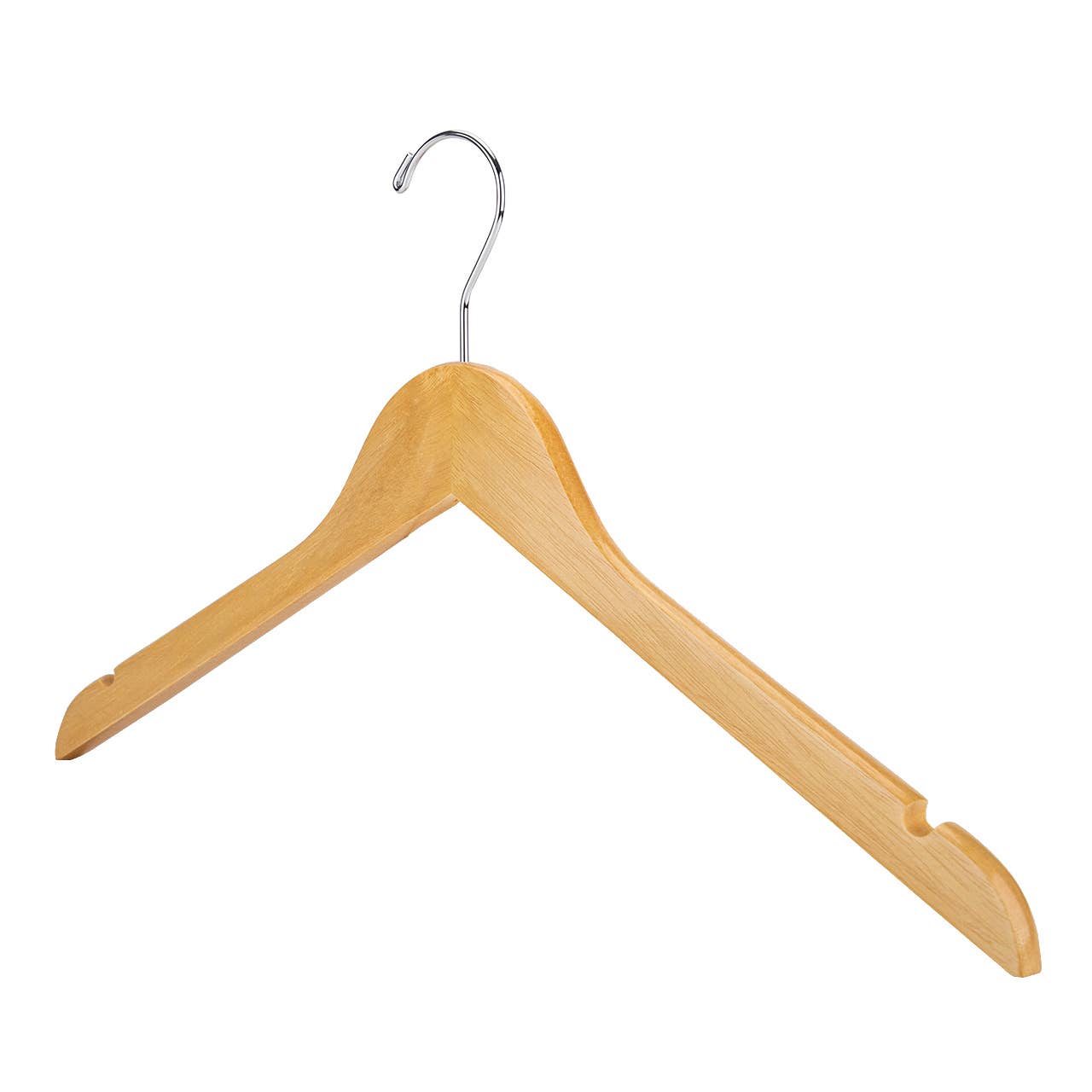 Store Supply Warehouse - Wholesale Clothes Hangers - 17" Natural Wood Dress Hangers - Case of 504