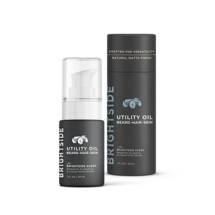 Brightside Style - Wholesale Beard Styling Product - Utility Oil: Hair + Skin + Beard
