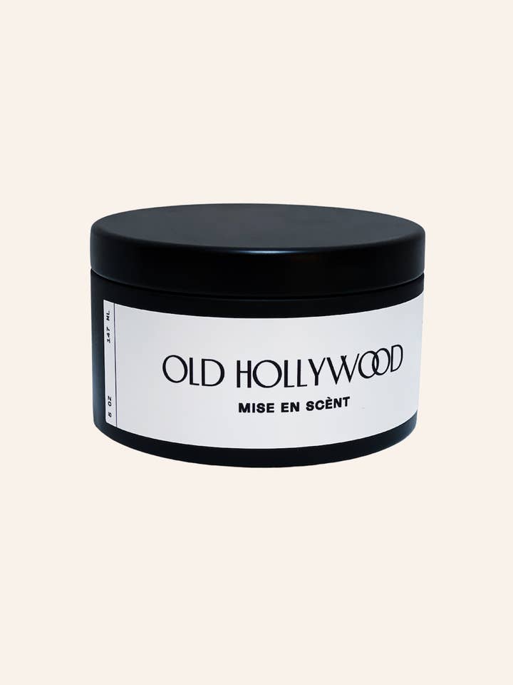 Bougie en étain Old Hollywood pour la vente par Mise en Scènt