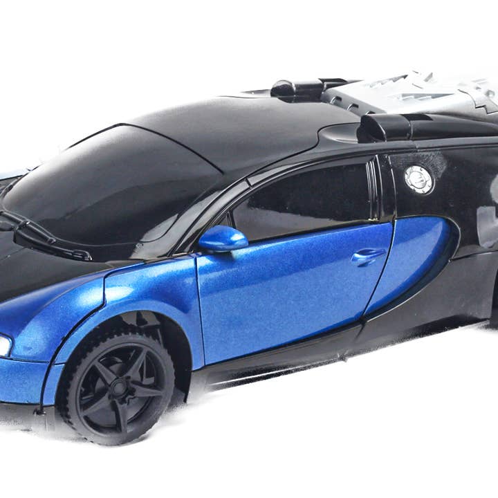 MukikiM Toys & Games - Wholesale Toy Car/Truck - Kids - Auto Moto 2- Transforming RC Car and Robot with Fog Blaster