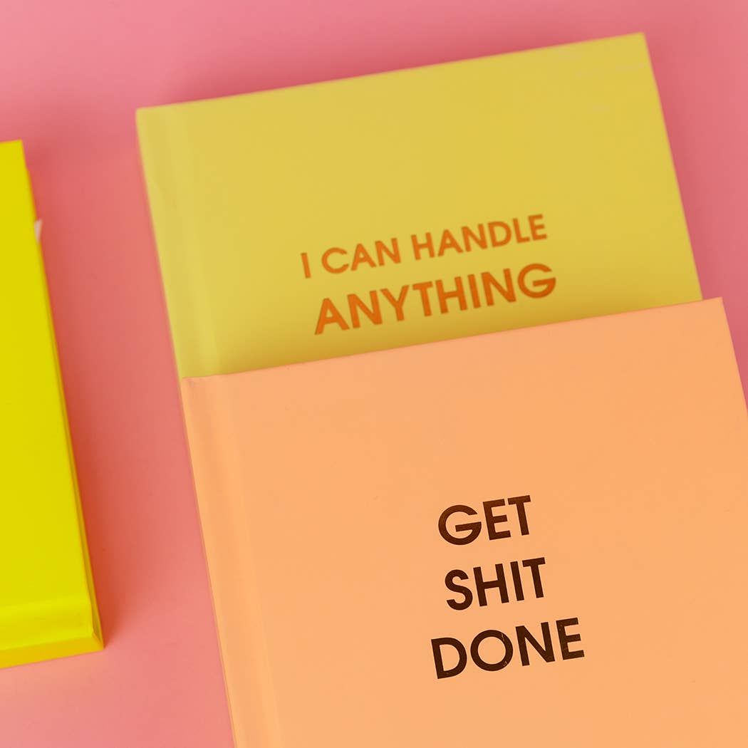Chez Gagné - Wholesale Journal/Diary - Get Shit Done - Hardcover Daily Journal - Mimosa Orange5