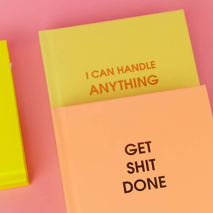 Chez Gagné - Wholesale Journal/Diary - Get Shit Done - Hardcover Daily Journal - Mimosa Orange5