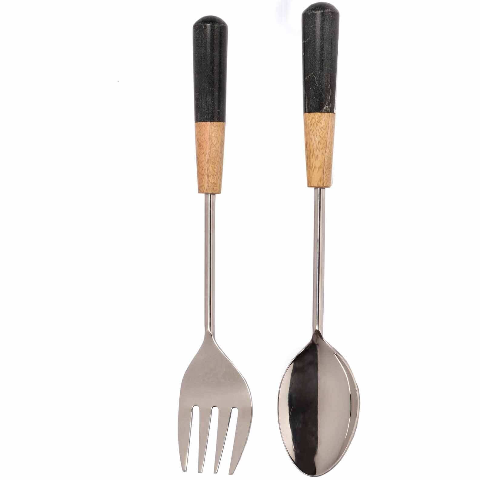 India Handicrafts Inc - Wholesale Serving Utensil - Marble/Stone Servers Set - 3 Colors0