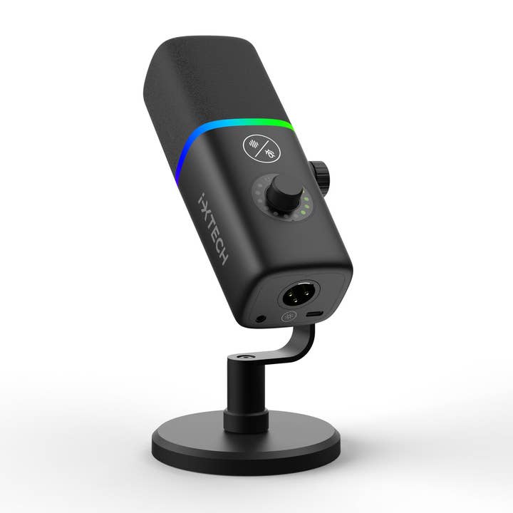 USB, XLR Microphone (IX-MIC02 Black) for wholesale by I-XTech