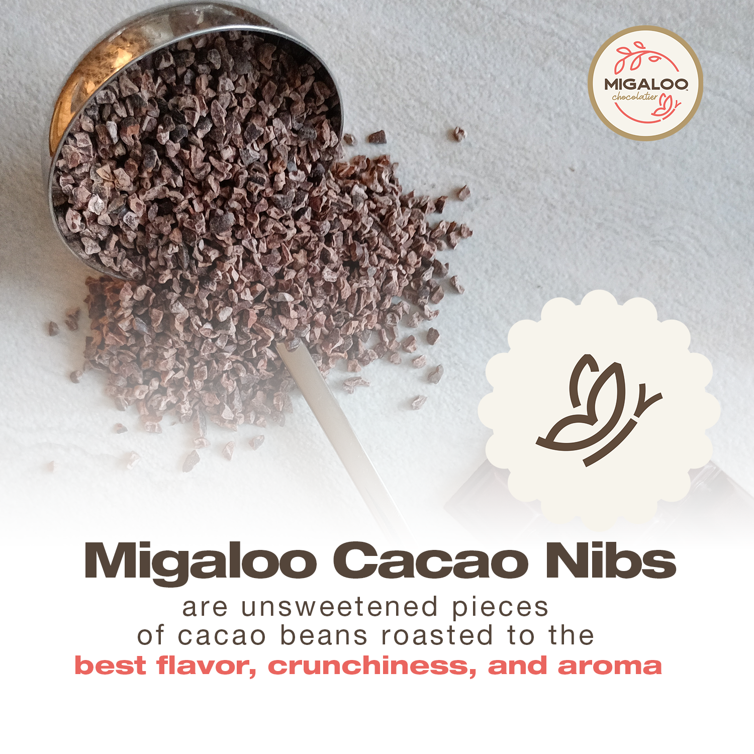 Migaloo Chocolatier - Wholesale Chocolate - Migaloo Cacao Nibs1