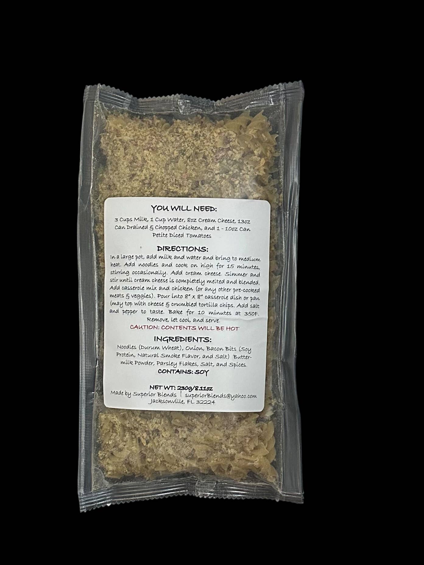 Superior Blends - Vente Soupes - Mélange à casserole ranch à l'ail et au bacon1