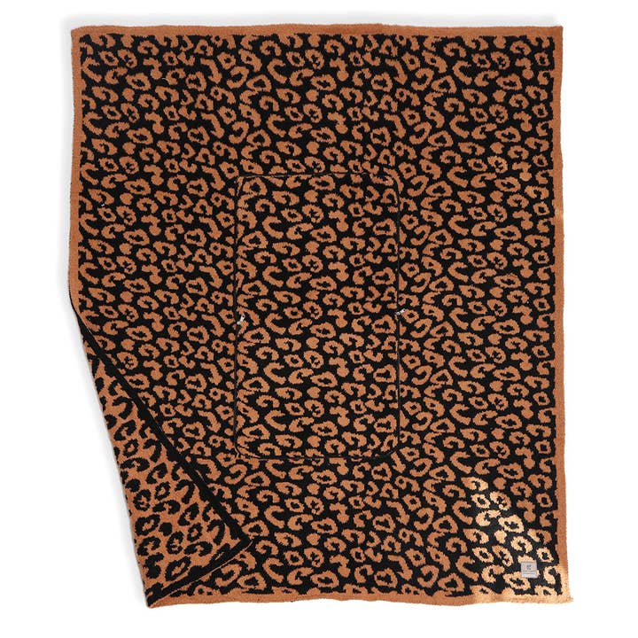 Fashion City - Wholesale Throw Blanket - 2 In 1 Leopard Print Throw Blanket & Pillow10