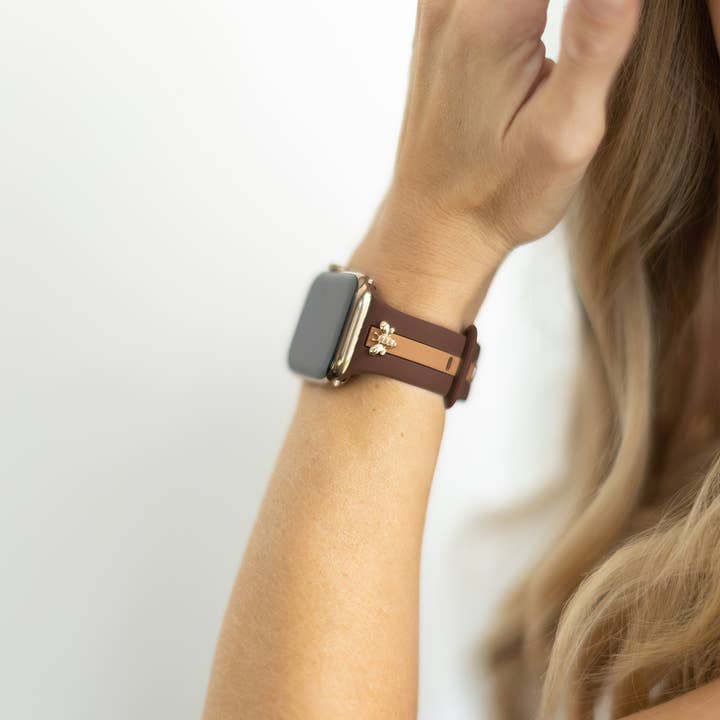 StrawberryAvocados - Wholesale Watch band/strap – Women's - Honey Bee Me Cocoa & Caramel Apple Band6