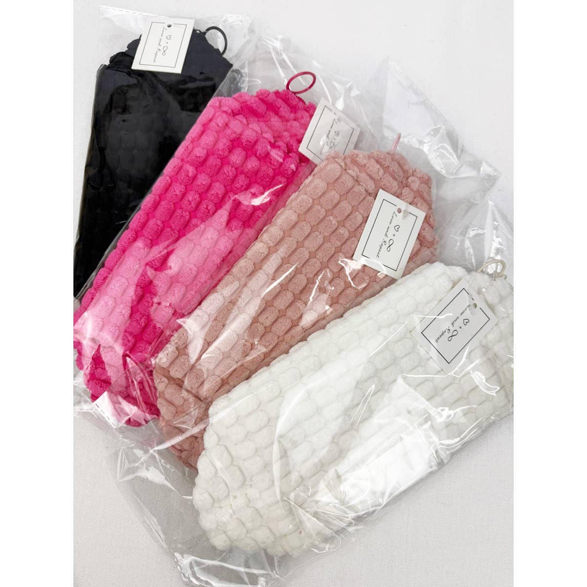 Love and Repeat - Wholesale Makeup/Cosmetic Bag - Soft Puff Textured Light Weight Cosmetic Bag5