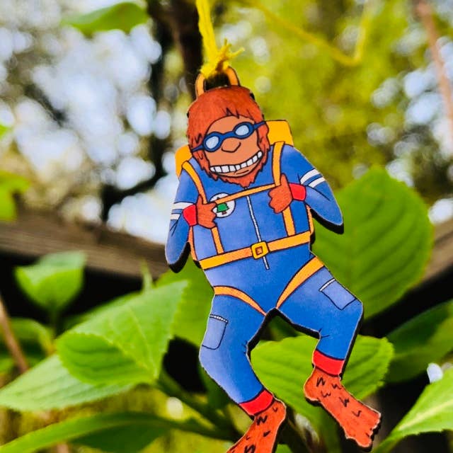 Parachutin' Squatch Action Figure for wholesale by 20 Leagues