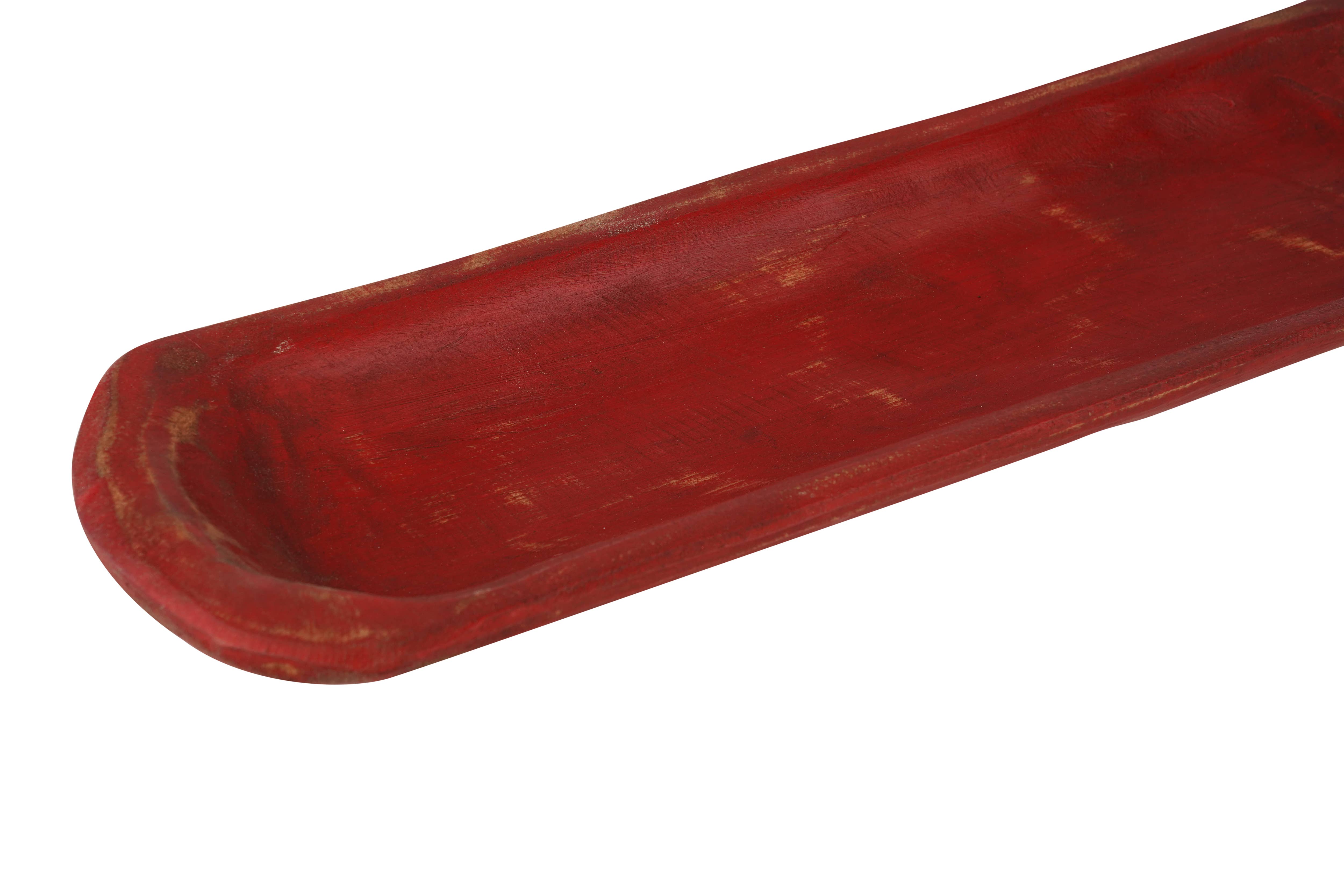 My Amigos Imports - Wholesale Decorative Plate/Dish/Bowl - Small Baguette Bread Bowl-Home Decor #2-Wooden-6x20 inches10