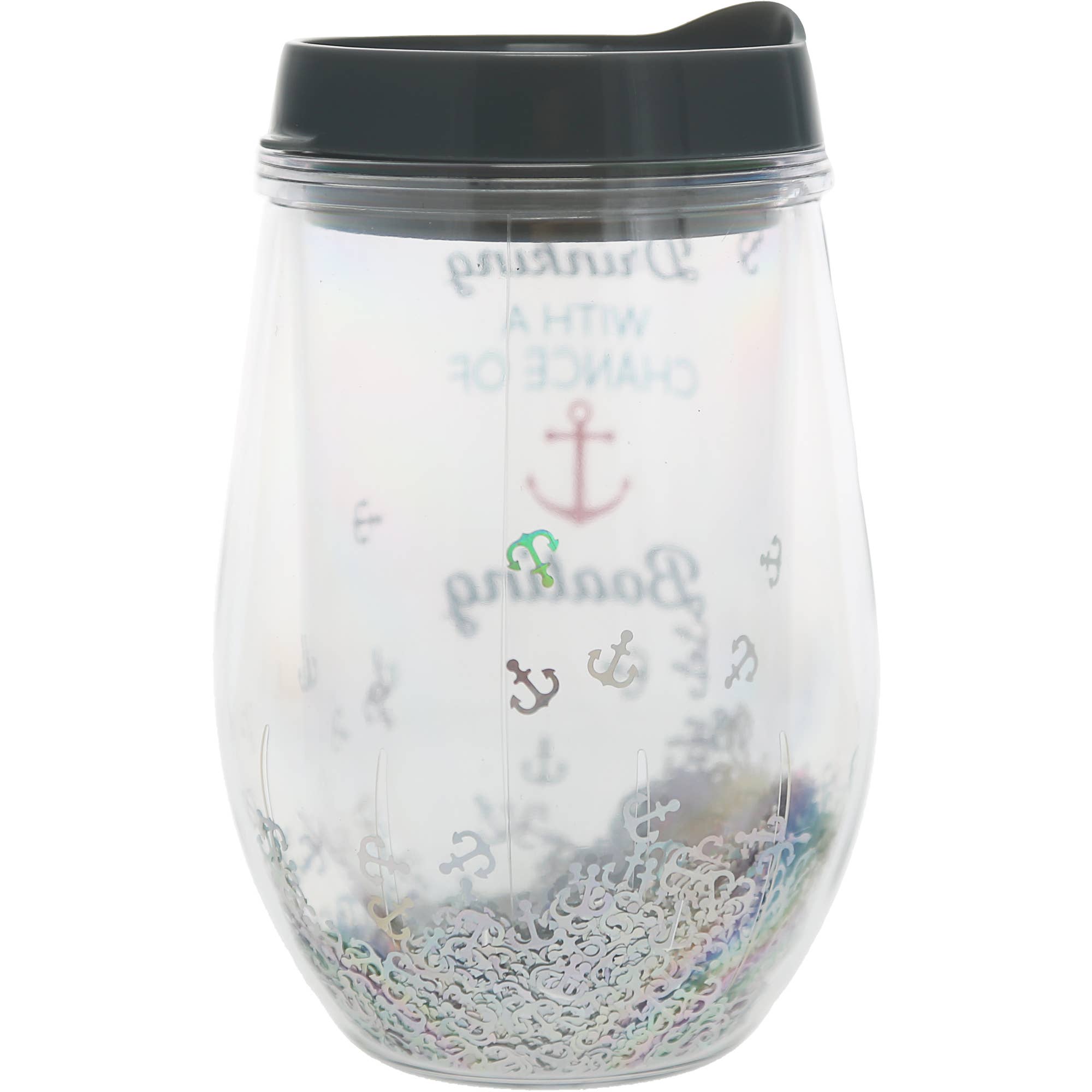 Pavilion - Wholesale Wine Glass - Boating - 12 oz Acrylic Stemless Wine Glass with Lid7